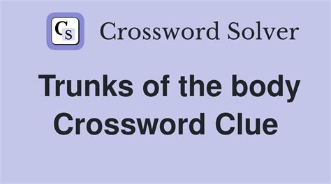 body shot crossword clue